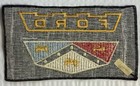 Vintage Embroidered Ford Shield Sew On Patch   6 75  X 3 75    New Old Stock