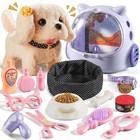 16 Pcs Realistic Robot Dog Toys For Kids 3-8  Fun Birthday Gift For Girls   Boys