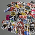 100 Random Vinyl Skateboard Stickers In Assorted Designs For Luggage   Laptop