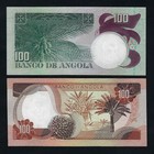 Portugal Angola Set 100   100 Escudos 1972 And 1973 P-101 And P-106 Unc