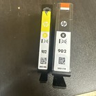 Hp 902 Ink Cartridges Black And Yellow Genuine Hp Ink 2 Pack Sealed New