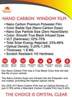 Nano Carbon Window Film Any Tint Shade Precut All Sides   Rears For Nissan Glass