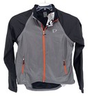 New Pearl Izumi Mens Xxl Elite Barrier Convertible Jacket Gray Black Cycling Nwt