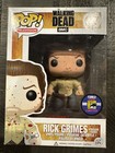 Funko Pop  The Walking Dead  67 Bloody Rick Grimes Prison Yard 2013 Sdcc Hard