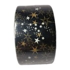 Duck Brand  see Details  Black   Gold Stars Duct Tape Roll 1 88  X 10 Yd