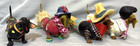 Lot Of 4 Westland Hot Diggity Dachshund Weiner Dogs Elvis Hula Chili Get Along