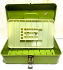Vintage Wilson Wil-hold Plastic Sewing Box W  Notions Tray   Green   Made In Usa