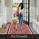 Indoor Door Mat 3x5ft Absorbent Large Dog Mats For Muddy Paws machine Washable S