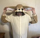 Sazac Kigurumi Fennec Fox One Size Animal Fleece Polyester Cosplay Pajamas