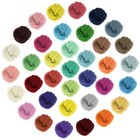30 50color Wool Fibre Roving Diy Needles Felting Starter Kit Handcraft Mat Tools