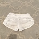 Lululemon White Athletic Women s Breathable Summer Shorts Size 0