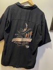 Tommy Bahama Men s Short Sleeve Hawaiian Button Up Shirt 100  Silk Cigars Large