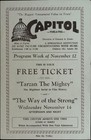 Across The Blue Local Theater Herald 1928 Monte Blue  Ultra Rare 