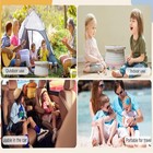 Portable Kids Potty Training Seat Toddler Travel Toilet Foldable Camping 45 Bags