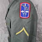 Vintage Us Army Class A Dress Green Service Uniform Jacket 38xs Cold War Era