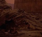 Outside Jabba s Palace Scene Tattooine Return Of The Jedi Pano Poster 48 w X 20 