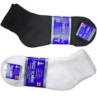 3-12 Pairs Diabetic Ankle Quarter Crew Socks Health Cotton Men Women Circulatory