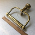 Vintage 2 Post Toilet Tissue Holder Polished Solid Brass 6 75 w