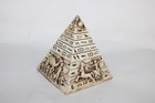 Ancient Egyptian Artifacts   Pyramid Sphinx Figurine   Eye Of Horus  winged Isis