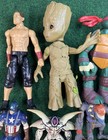 22 Mixed Lot Marvel Dc Tmnt Action Figures Groot Spider-man Hulk Tmnt Deadpool