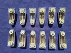 Vintage Ludwig Large Original Bass Drum Or Tom Lugs - Lot Of 12   60 s 70 s