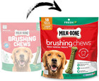 Brushing Chews Fresh Mint Flavor Daily Dental Dog Treats  Large  24 2 Oz  Bag