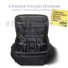 Deluxe Large Camera Padded Carrying Bag For Dslr Cameras camcorders Nikon Canon