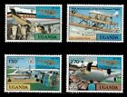 Uganda 1978 - First Powered Flight Anniversary - Set Of 4  scott  211-14  - Mnh