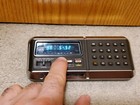 Vintage Tiffany   Co  Casio Cq-1 Quartz Calculator Clock W case Works Htf Rare