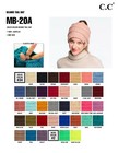 C c 3pc Ponytail Messy Bun Soft Warm Soft Ribbed Knit Beanie Gloves Scarves Set