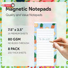 8 Magnetic Notepads     Notepads For Grocery List  Shopping List  To-do List  Remi