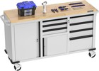Workpro 62  7-drawers Heavy Duty Rolling Tool Chest Mobile Tool Storage Cabinets