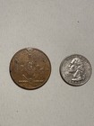 Rare Antique Vintage Masonic Token Coin Medal Made A Mason Gilbert Nice Patina    
