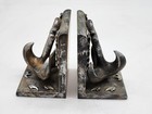 Nautical Coastal Home Decor Ship Anchor Bookends Set 5  Vintage Aged Look