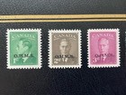 Canada Kgvi Sg o172-o176  1949-50 Short Set  Mlh  Cat   20 