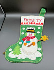 Bucilla Christmas Needlecraft Jeweled Christmas Stocking 2312 Mr  Frosty 16 
