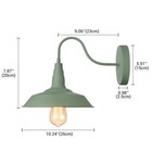 Vintage Barn Loft Wall Light Macaron Industrial Outdoor Wall Sconce Gooseneck Ar