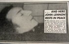 John Lennon New York Post Death Photo Complete Newspaper Beatles 1980 Ny Yankees