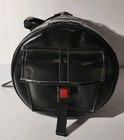 Excellent Biker s Friend Motorcycle Blk Barrel Tail Bag Rigid Backrest Read All