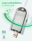 Edishine Reading Light  Usb Rechargeable Clip On Book Light  3 Color Modes white