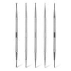 5pcs Dotting Tools For Nail Art 2 Way Dotting Pen Tool Nail Art Tip Stainless 