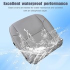Gray Driver Side Bottom Top Leather Seat Cover For Toyota 4runner 2003-2009