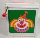 Vintage Mattel Jack In The Box Clown 1987 Music Pop Goes Wease Working
