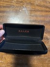 Ralph Lauren Hard Shell Eyeglasses Sunglasses Case Black With Cloth New
