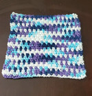Handmade Set Of 3 Crochet Cotton Dish Cloths Or Wash Cloths 7 5 X 7 5  Inches