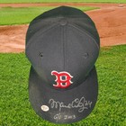 Manny Ramirez Autographed inscribed Game Used Boston Red Sox Mlb Cap  beckett 