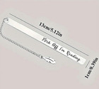 Book Mark All Metal Fun Spicy Cute Inspirational Message 5  Base   Chain
