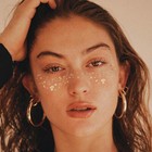 6pcs Women Girl Face Gold silver Shine Body Temporary Tattoo Freckle Art Sticker