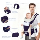 Baby Carrier Newborn To Toddler  Ergonomic M Position 6 In1 Baby Carrier With Hi