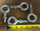 4pc New Hot Dip Galvanized Forged Eye Bolt   Nut 1 2  X 4  Overall